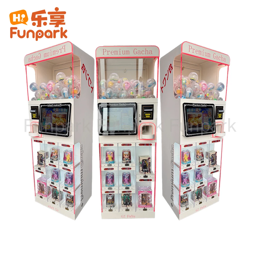 Funpark New Design Gotcha Vending Capsule Toy Distributor Gachapon Machine Coin Operated Games