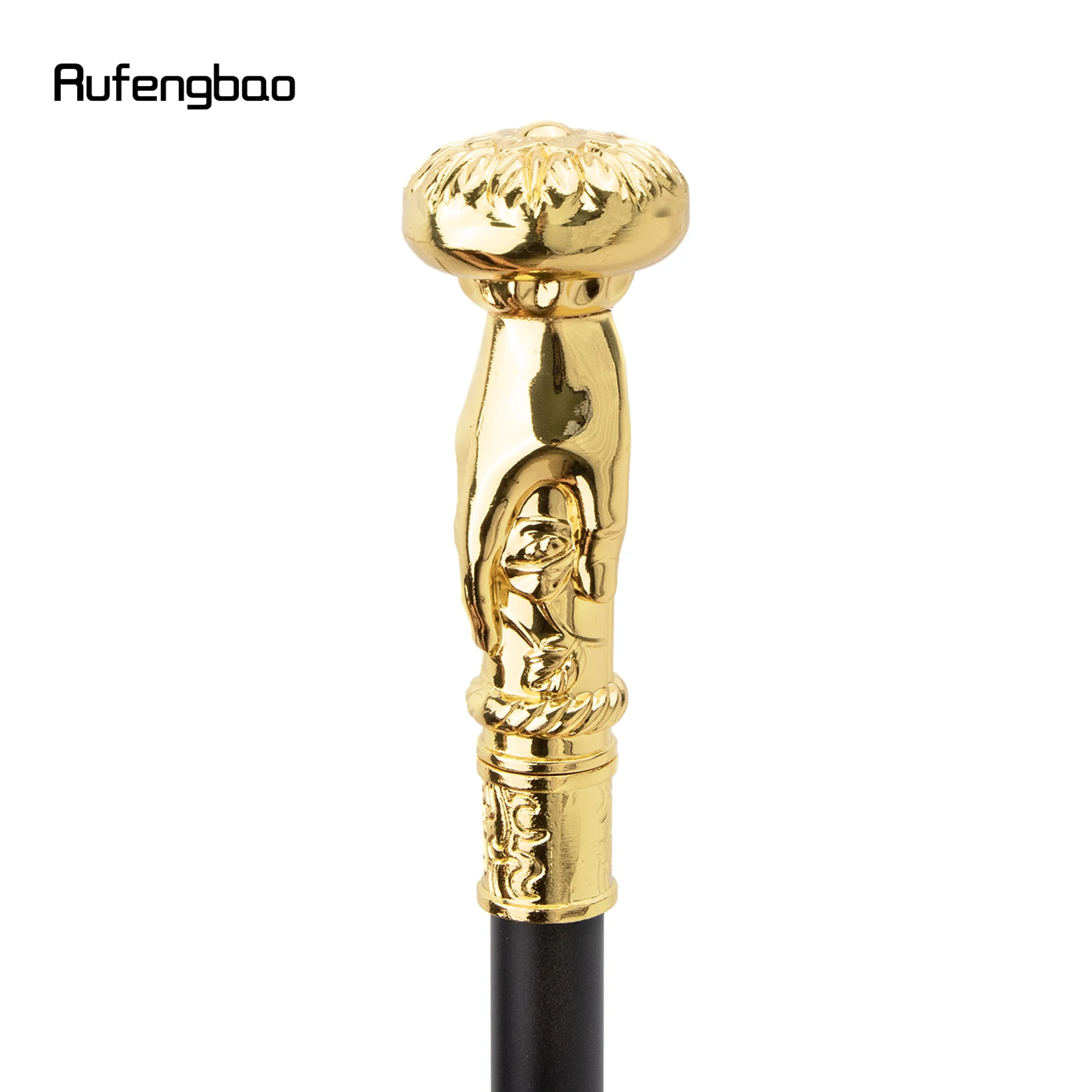 الذهبي اليد عقد زهرة عصا الموضة الفاخرة للحزب قصب أنيقة كروسير مقبض عصا للمشي أداء المرحلة قصب 93 سنتيمتر