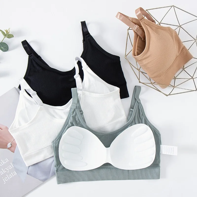 New girls bra  Push Up Sports Bras For Women Vest Bras Top Female Brassiere Sexy Women Underwear Backless Bralette  Women  Bras image 4