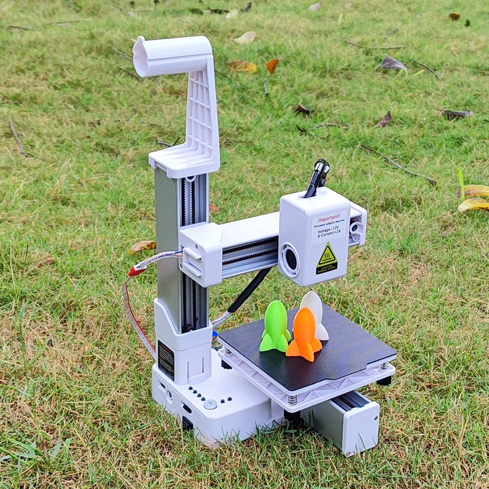 Small 3D Printer All Metal Nozzle Frequency Division Multiplexing Small 3D Printer Efficient Easy Operating for Model Making