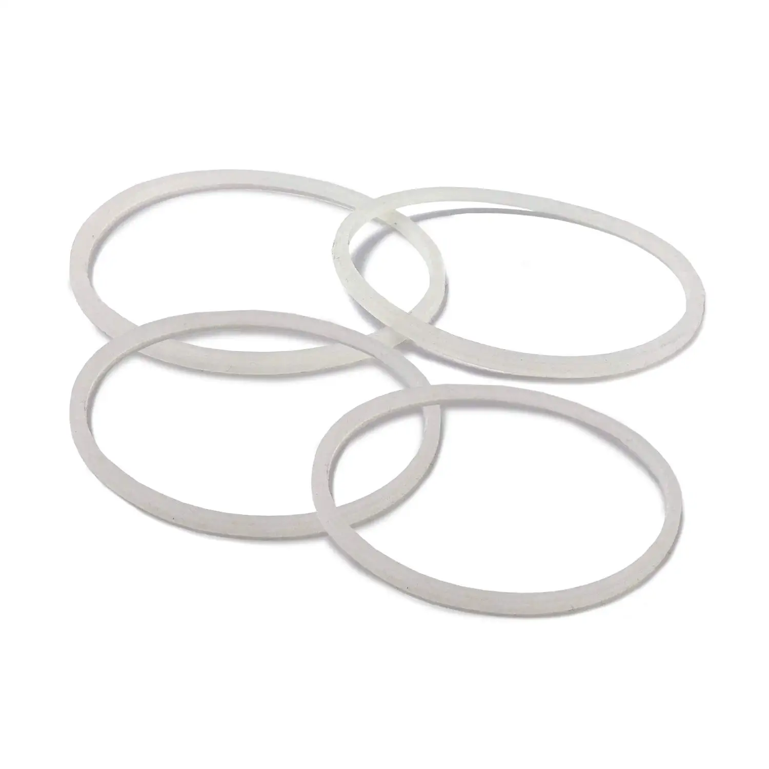 New Replacement Gaskets Rubber Seal Ring for Magic Blender Flat/Cross 4 Pack