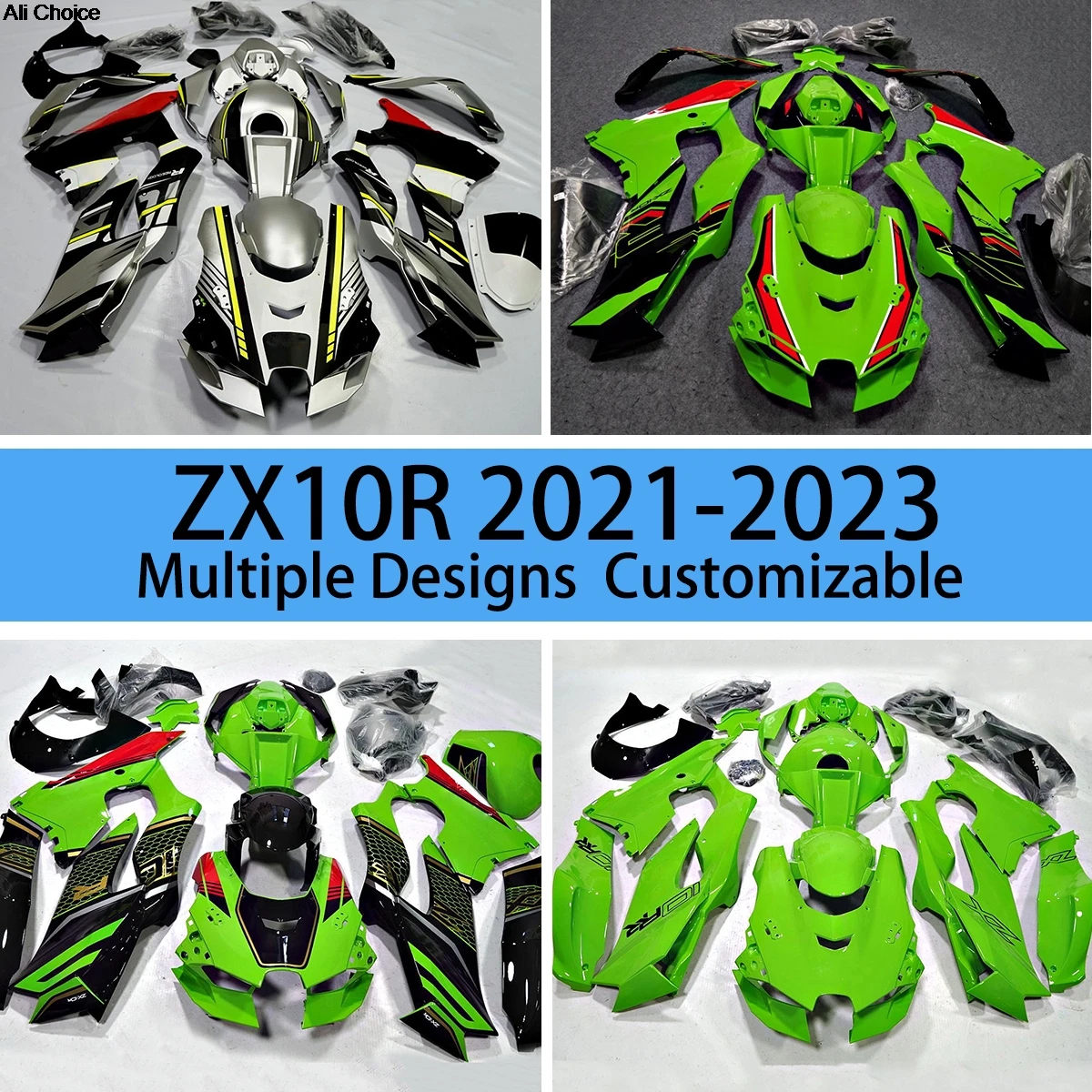 Plastic Fairing Kit Motorcycle ZX 10R 2021 2022 2023 Prime Fairings Molding Fit for Kawasaki ZX10R 21 22 23