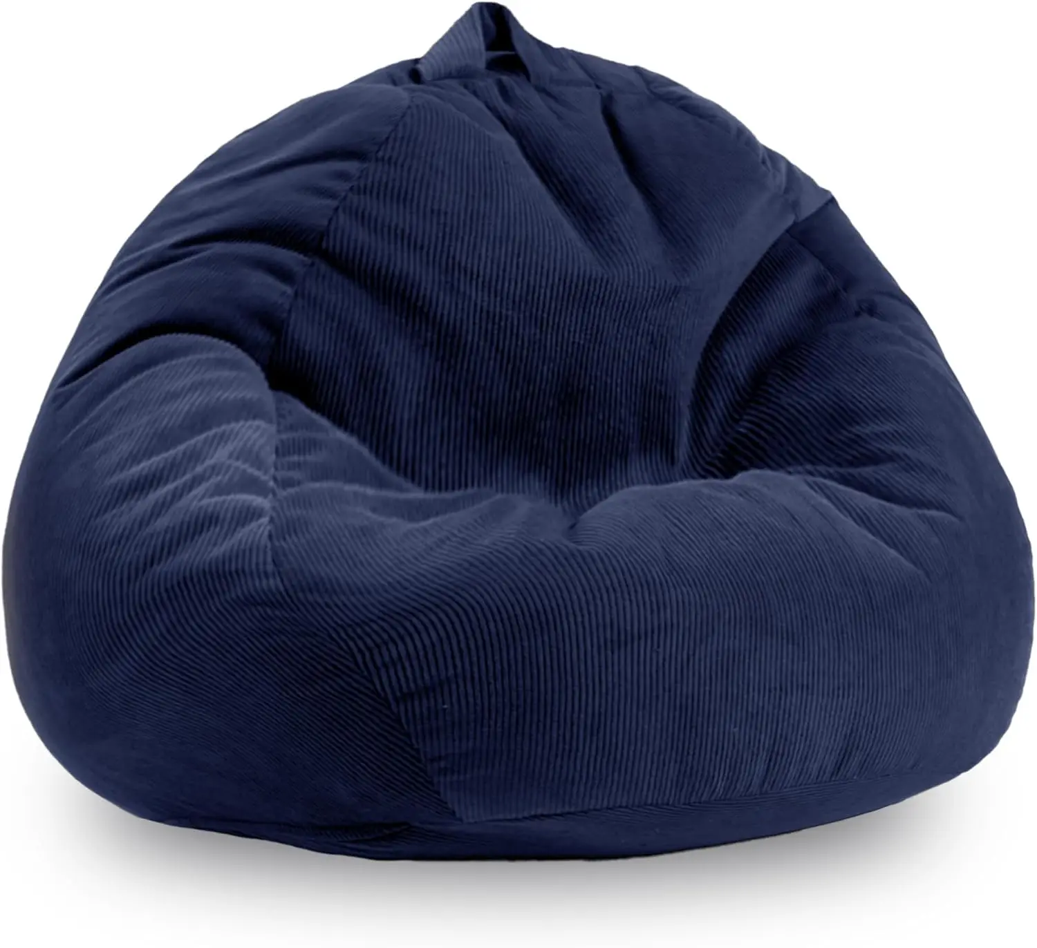 

4FT Memory Foam Bean Bag Chairs for Adults Women Men Teen Sofa Comfoy Chair Large Beans Bags Sofa Navy Blue 4FT