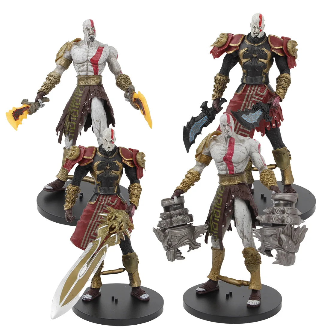 Figuras de anime god of war kratos modelo de jogo brinquedos figura de ação coleção modelo brinquedos para crianças presente de natal ﻿