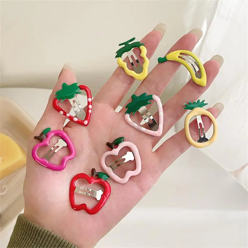 Bb Hairpin Lovely Rich And Colorful Gift Hairpin Bang Clip Strawberry Barrette Popular Fresh Hair Clip Fashionable Side Clip