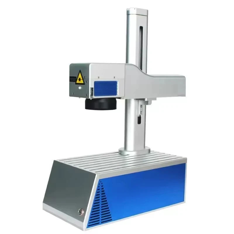 Tabletop Fiber Laser Marking Machine Hardware Nameplate Engraver For Metal Stainless Steel Integrated Tool ﻿