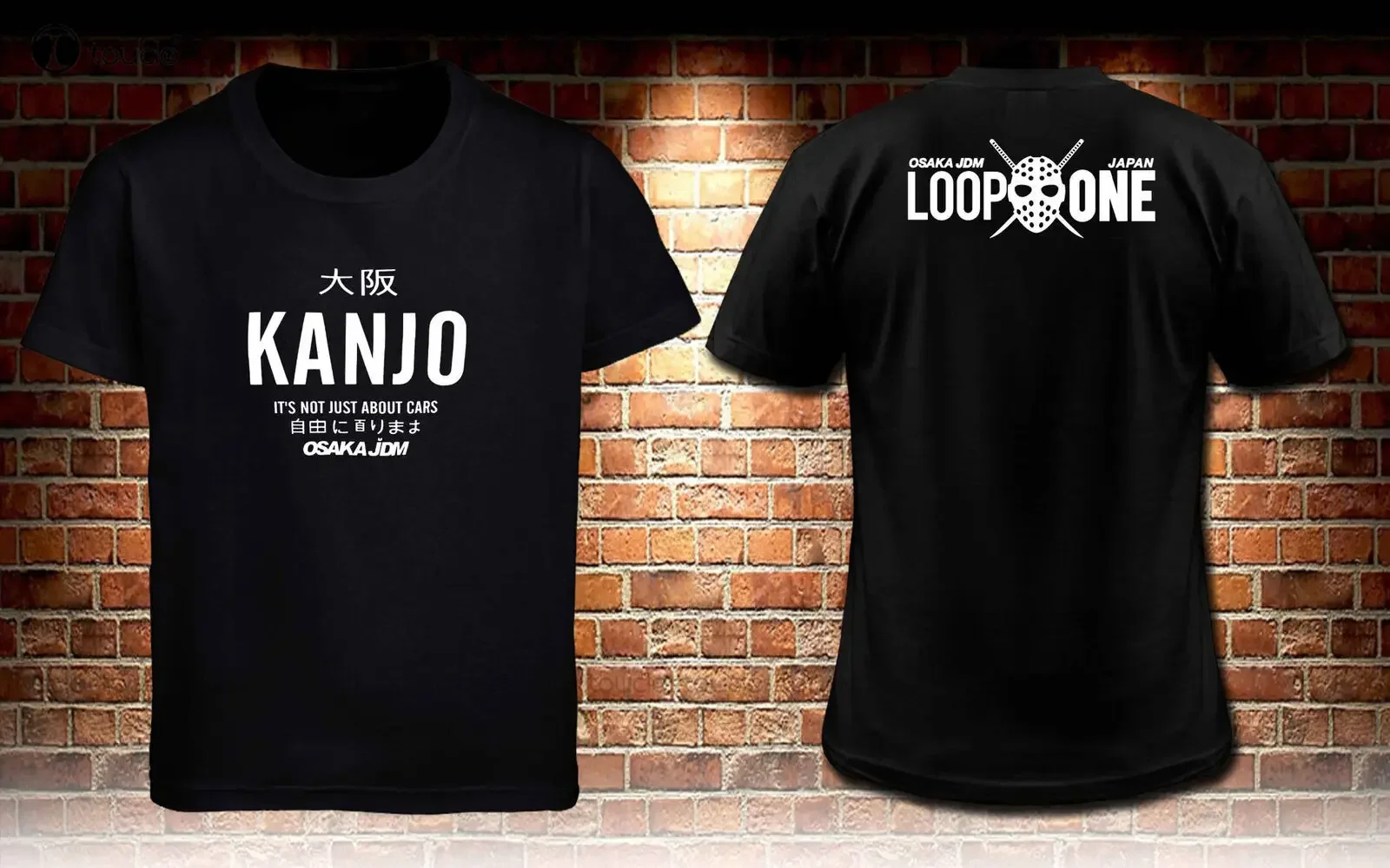 Black T-Shirt Jdm Hon Kanjo Box Men'S T Shirt S To 3Xl funny t shirts