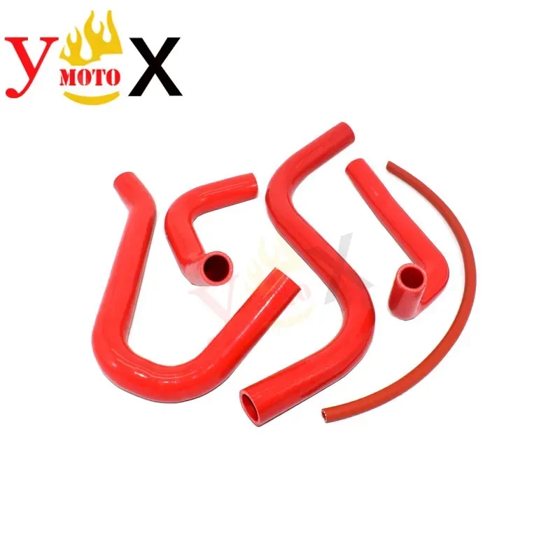 

CBR1100 5PCS Red Motorcycle Silicone Radiator Hose Water Pipes Coolant Tube High pressure For Honda CBR1100XX Blackbird