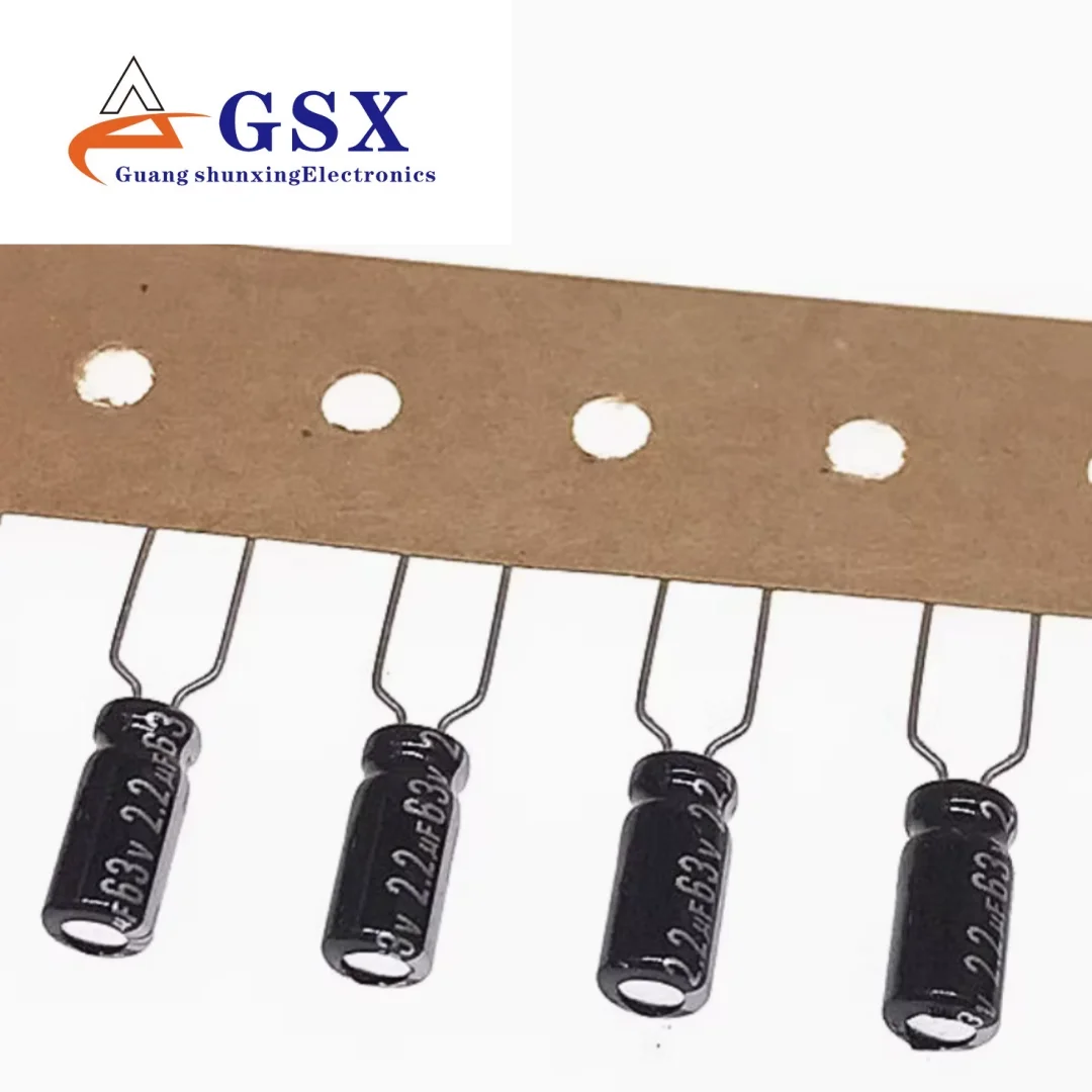 

Brand new original genuine imported aluminum electrolytic capacitor 63v2.2uf 5 * 11 Panasonic EB series high-frequency long-life