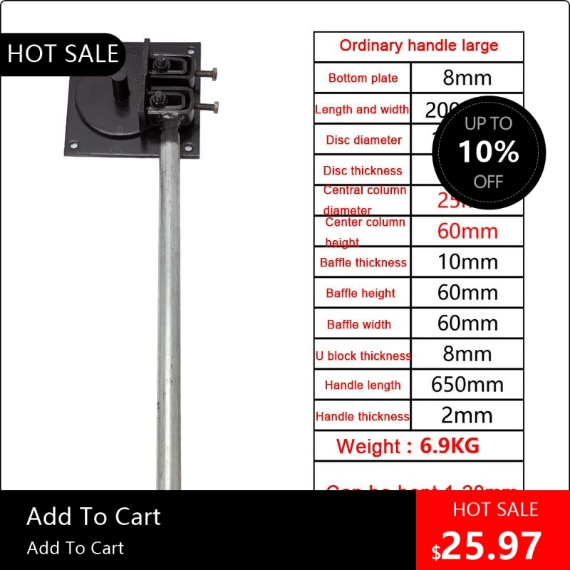 

1946 20MM Bending Rebar Construction Site Rebar Stirrup Wrench Bending Moving Rebar Bender Arc Manual Thickening 19