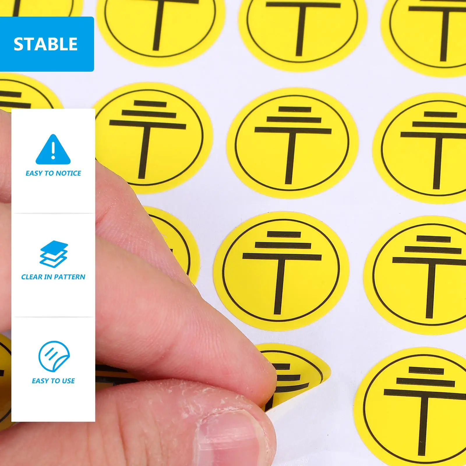 400 Pcs Electrical Hazard Warning Stickers Safety Signs Caution Labels Fence Indicator Shock Danger Traffic Sign