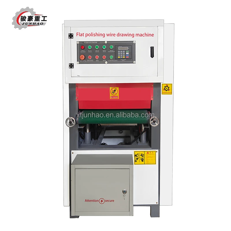 Benchtop Flat Drawing Machine Metal Sander Rust Remover Belt Sander Sanding and Polishing Deburring Sanding Machine Benchtop