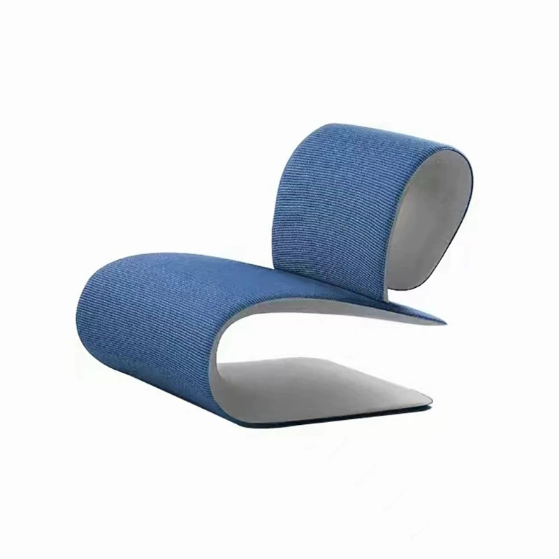 

Nordic light luxury single leisure chair villa Milan international space design curved curved curved multi-person special-shaped