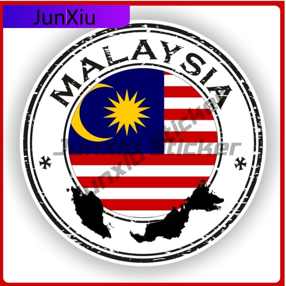 

Malaysia Seal Round Flag Personality Auto Styling Detail Applied To Vehicle Exterior Bodywork And Glass With National