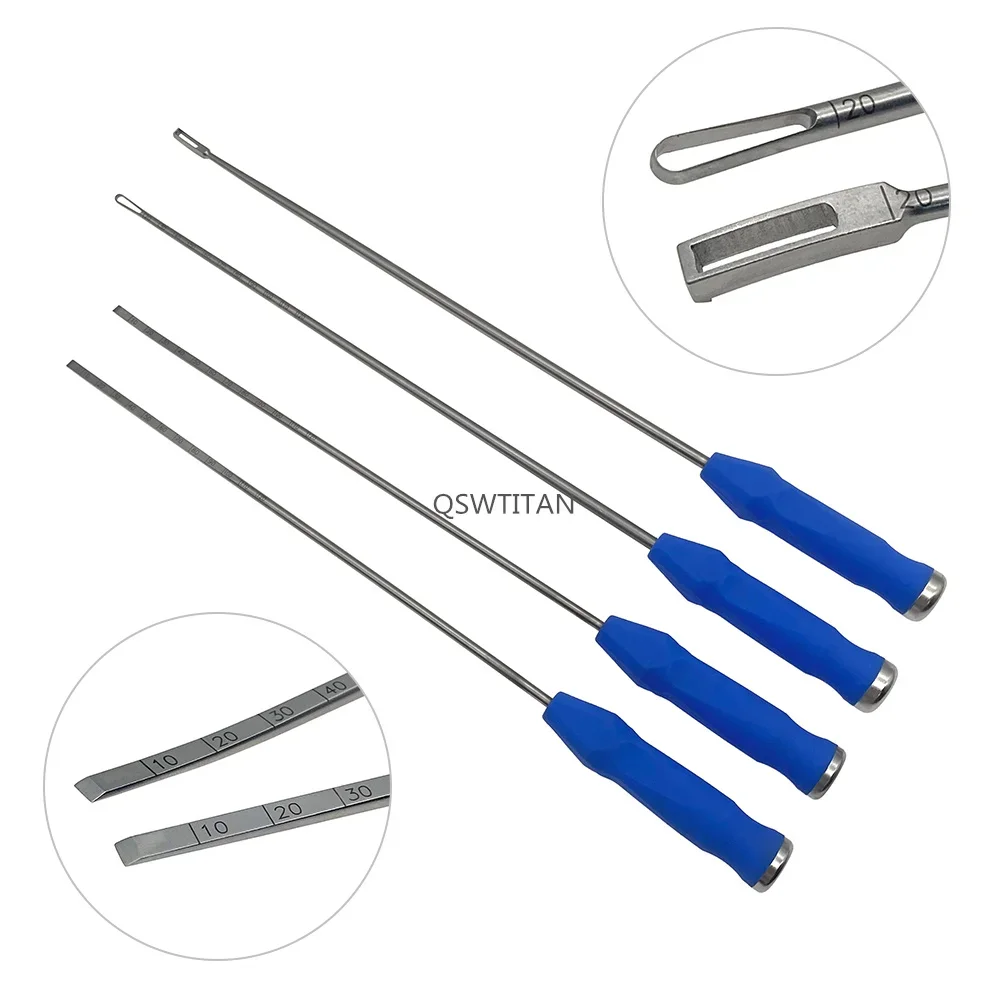 Vertebra Intervertebral Disc Reamer Round Head UBE Reamer Spinal Vertebral Curette Orthopedic Surgical Instrument
