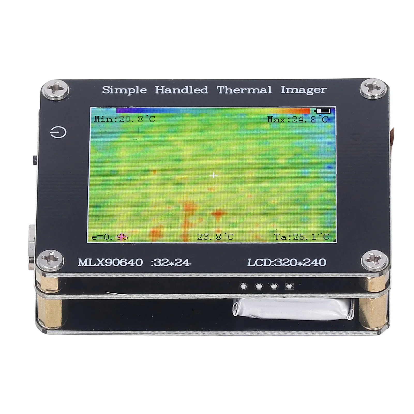 

НОВАЯ тепловизионная инфракрасная камера с 2-дюймовым экраном -40 ℃ до 300 ℃ Портативный многофункциональный тепловизор