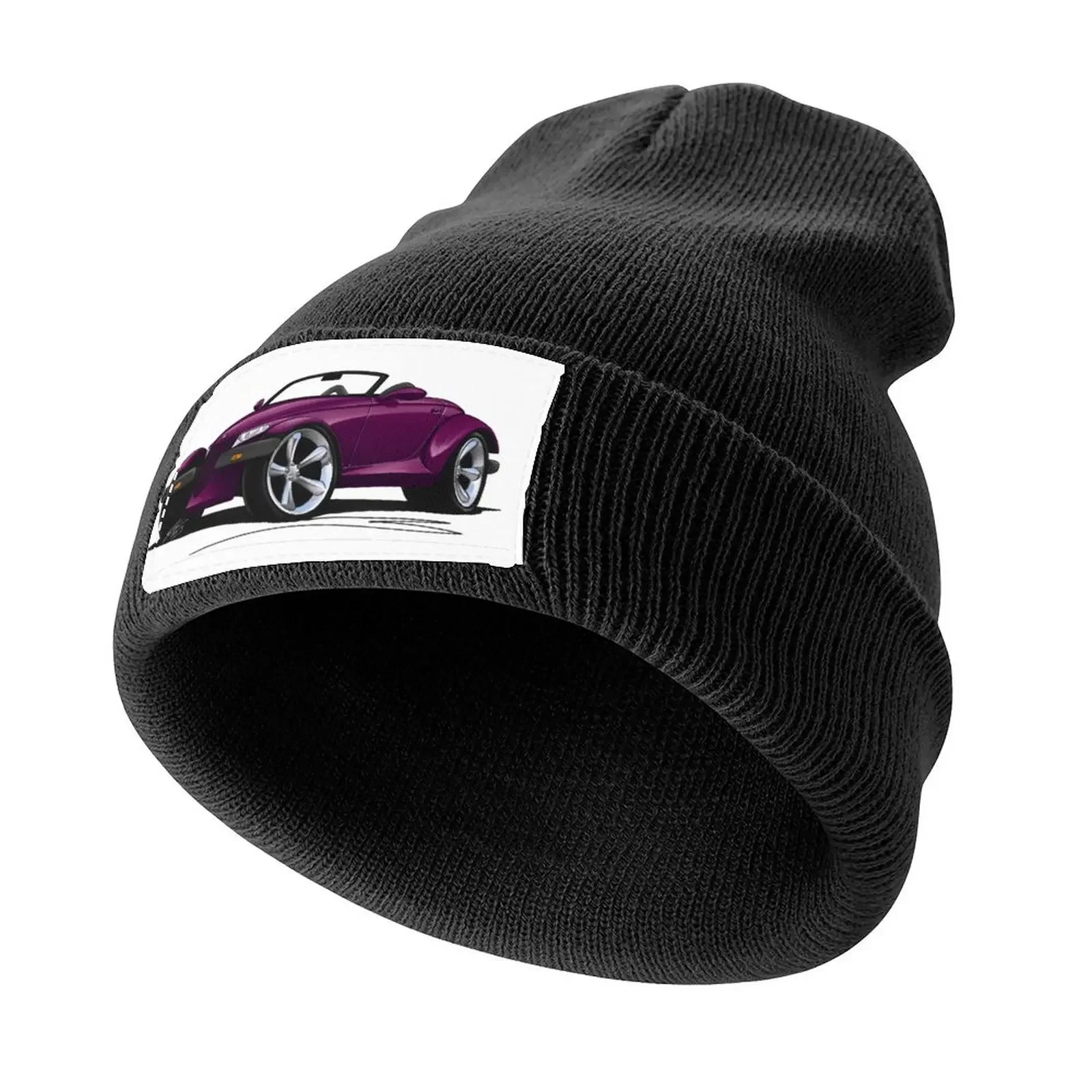 Plymouth Prowler Purple Knitted Cap beach hat Snapback Cap Anime Hat Vintage Golf Women Men's