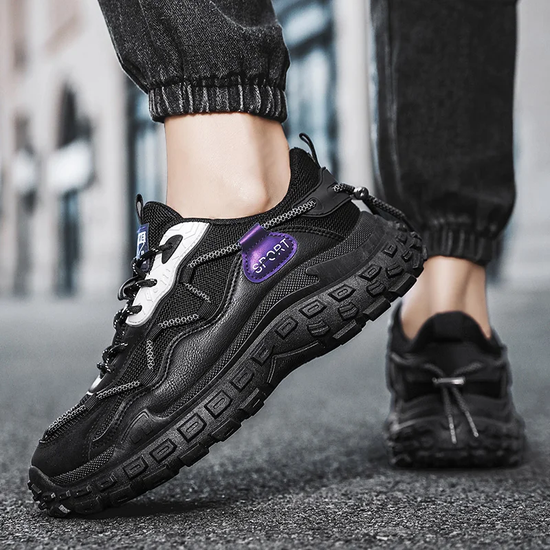 أحذية رياضية كاجوال للرجال أحذية رياضية صيفية قابلة للتنفس أحذية ركض شبكية خارجية مضادة للانزلاق أحذية رياضية مريحة للركض والمشي