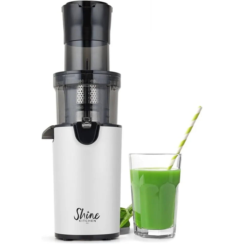 

SJX-1 Easy Cold Press Juicer with XL Feed Chute and Compact Body, White