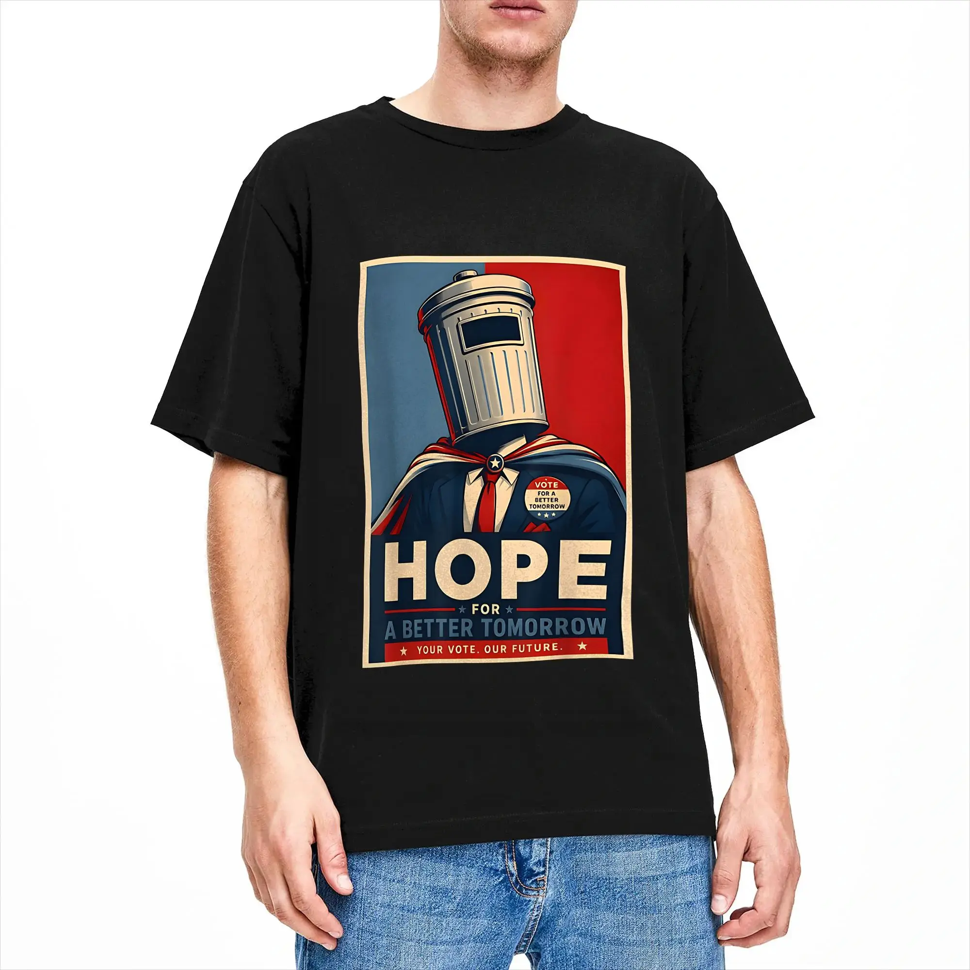 Count Binface ote Binface Clacton British UK T-Shirt for Men Casual Cotton Tees Crew Neck Short Sleeve T Shirt Plus Size Clothes