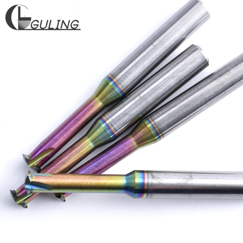 CNC 60Degree Tungsten Steel Single tooth Thread Milling Cutter M1 M1.2 M1.4 M1.6 M2 M2.5 M3 M4 M5 M6 M8 M10 M12 M14 For Aluminum