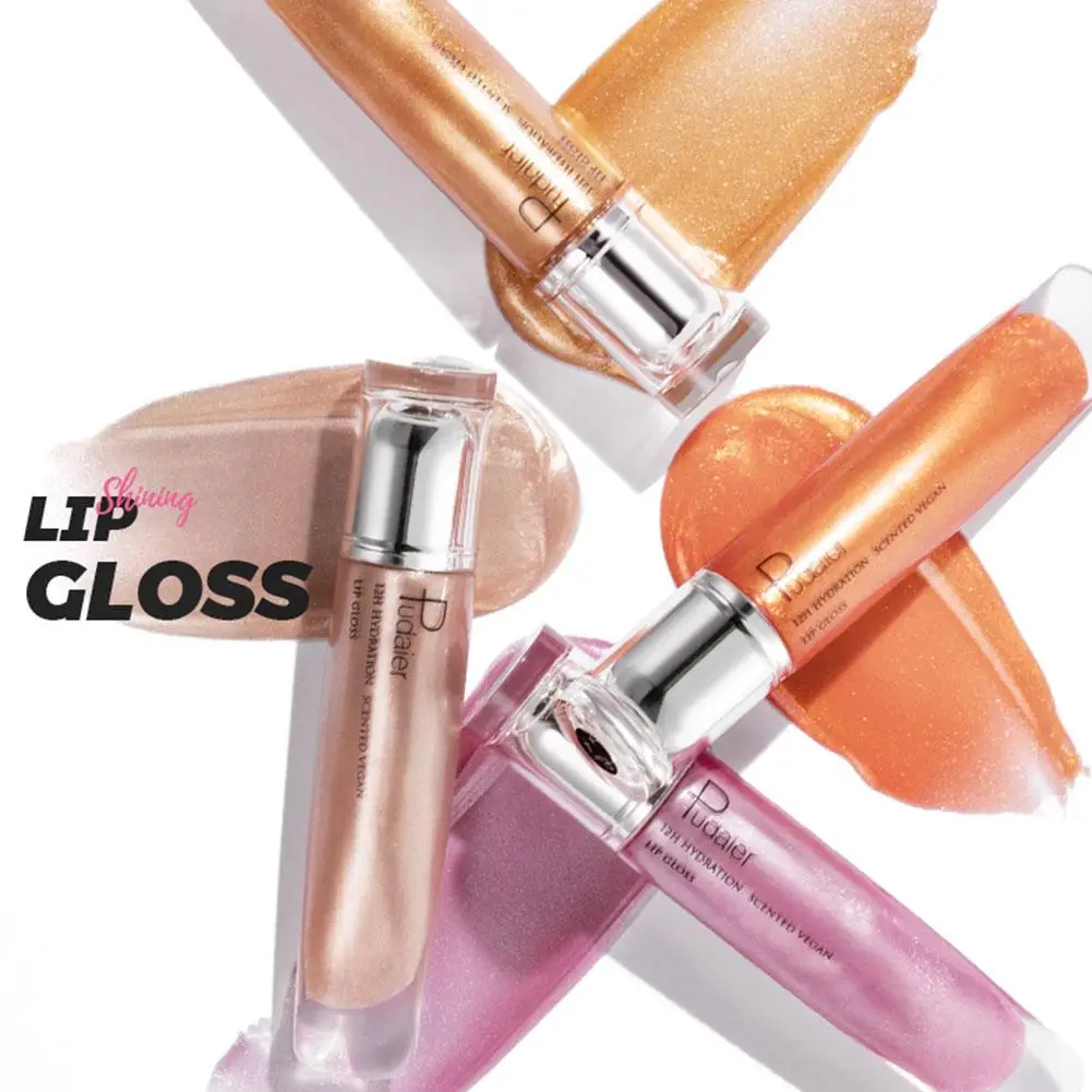 Spiegel Water Lipgloss Waterdichte Hydraterende Doorschijnende Make-Up Glitter Plof Rode Cosmetische Lip Nude Shimmer Lip F4b1