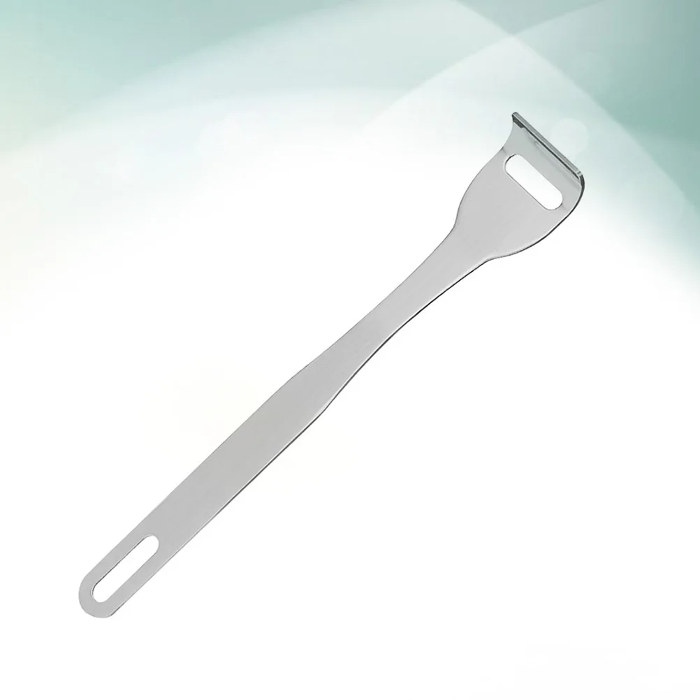 

Stainless Steel Tongue Scraper Tongue Coating Cleaner Tool Tongue Coating Brush Tongue Cleaner 430 Original Color Style