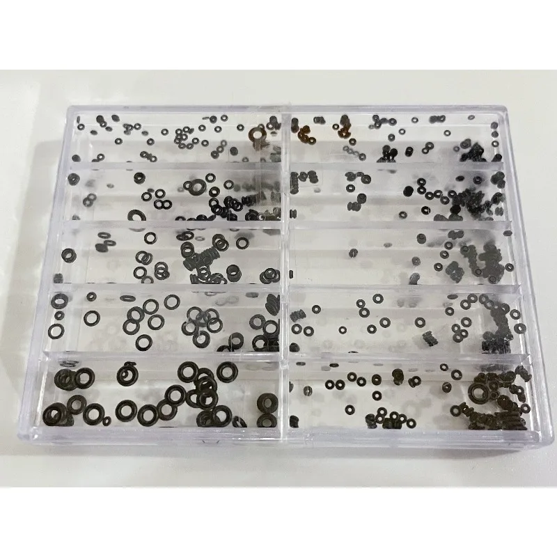 أدوات إصلاح الساعة، حلقة مقاومة للماء لرأس مقبض الساعة، مواصفات مختلفة، مجموعة صغيرة وكبيرة، مجموعة إصلاح الساعات #6