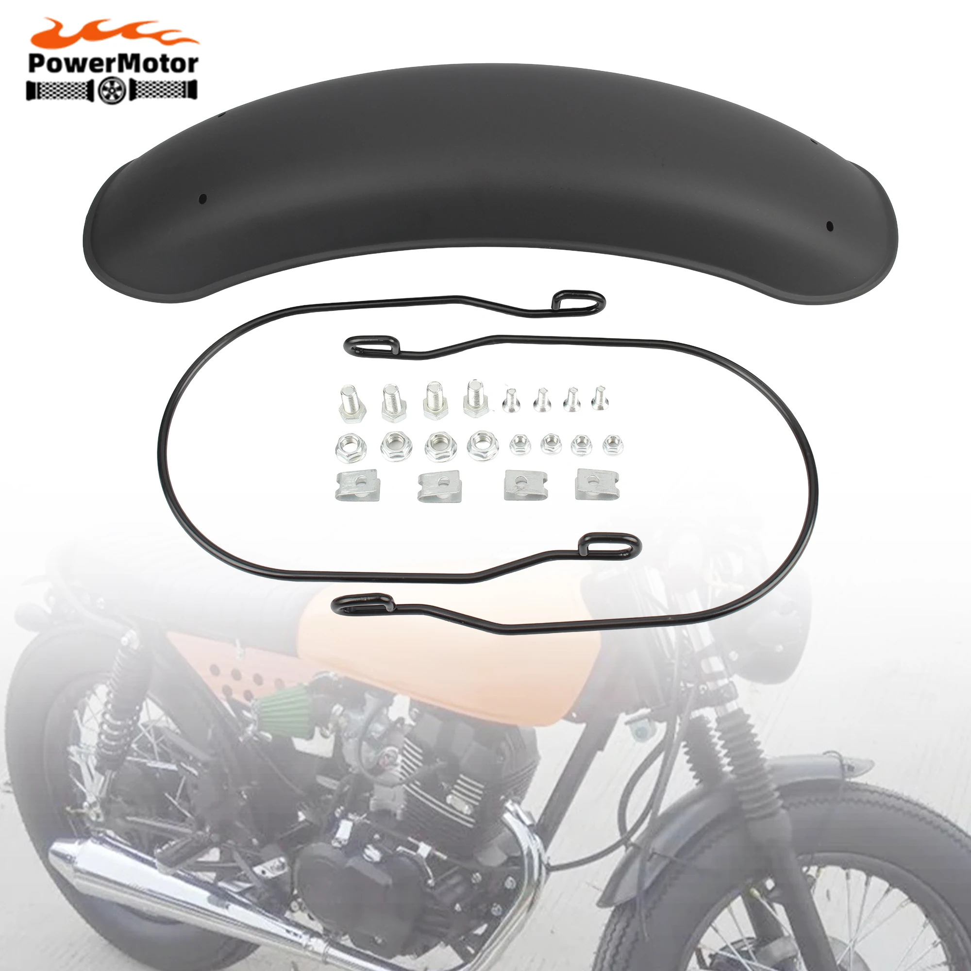 

For Harley Motorcycle Metal Front Fender Fairing For Honda Cafe Racer DirtBike Waterproof and Splash-Proof Universal Accessories