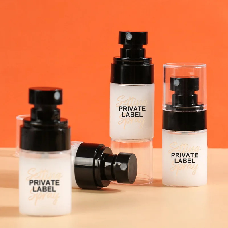 Polvo en aerosol con ajuste de etiqueta privada, maquillaje personalizado a granel, antisudor, control de aceite, humedad, maquillaje coreano