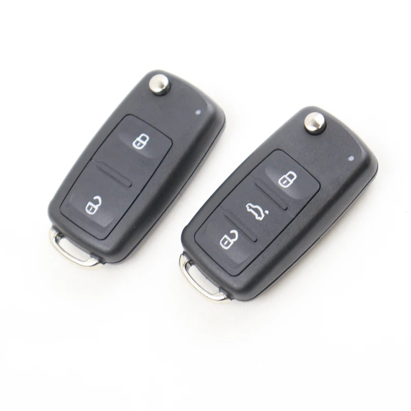 Coque de clé de voiture, boîtier pour Volkswagen VW Beetle Caddy Passat Golf Jetta Polo Scirocco Tiguan Touran Skoda Seat Sagitar MK6