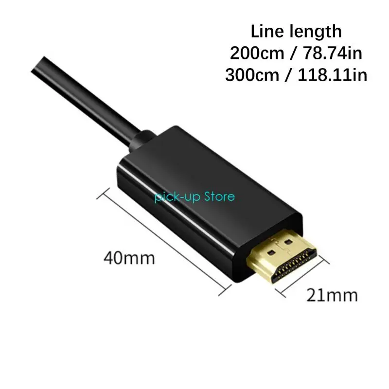 Q5WA DisplayPort to HDTV互換男性ケーブル4K60Hz UHD聴覚ビデオトランスミッションPCラップトップモニター
