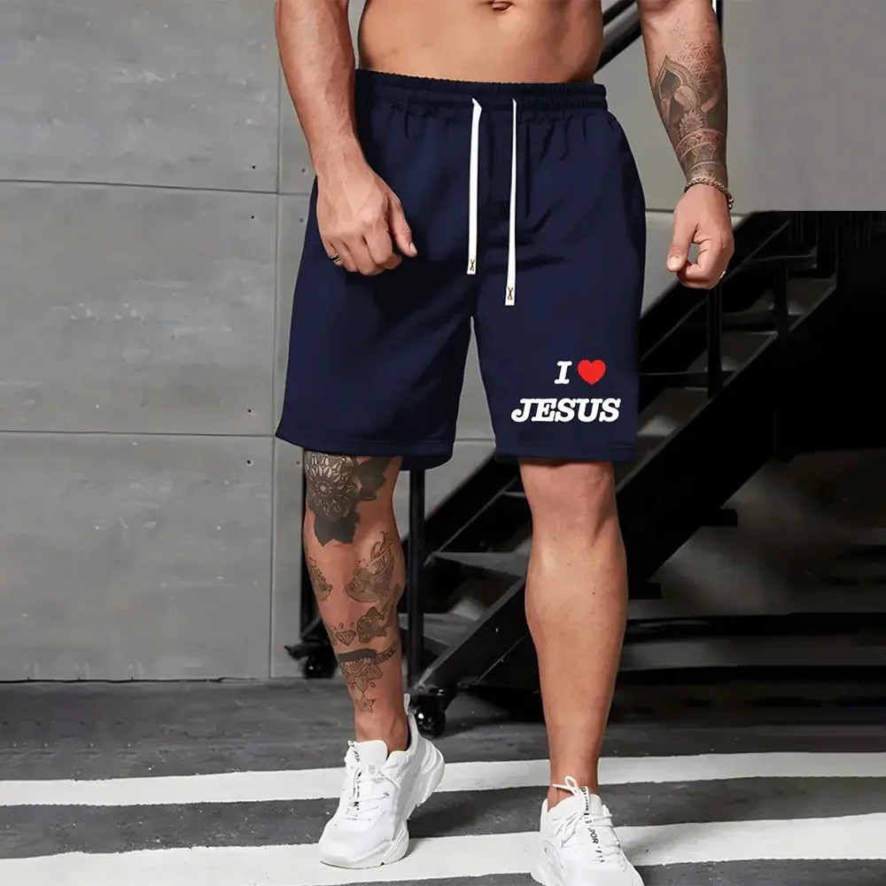 New Men's Beach Pants Loyal Believers 3D Printed Men's Shorts Summer Casual Breathable Shorts Men's Street Men's Clothing