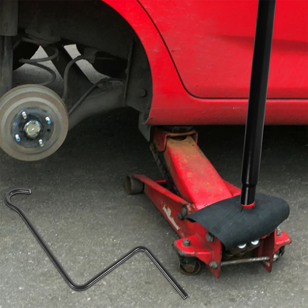 

3 Pcs Scissor Jack Handle Adapter Spare Parts Replacement Handlebar Trailer Crank Hand Tool Steel Material Versatile Set Easy