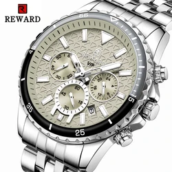 REWARD Watch For Men Fashion Military Sport Chronograph Clock Male Top Brand Luxury Waterproof Watches Montre Homme