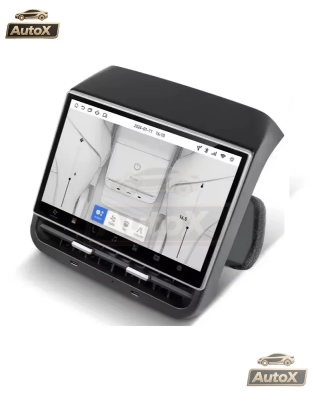 

Задний дисплей Auto X 8,66 дюйма для Tesla Model Y 3 Android 13 WIFI Развлекательный экран 4G 64G Wireles Carplay Andriod Auto