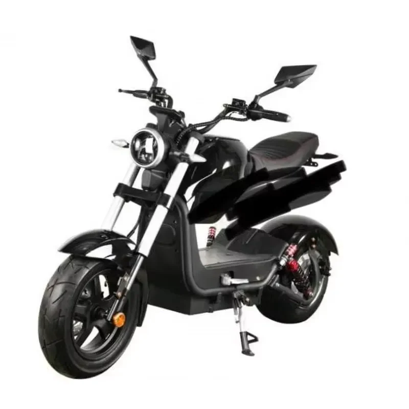 STROVAN 2 Wheels New Fashion Electric Scooters Citycoco With Big Seat Model C1 With EEC/COC Road Legal Motorcycle Adult
