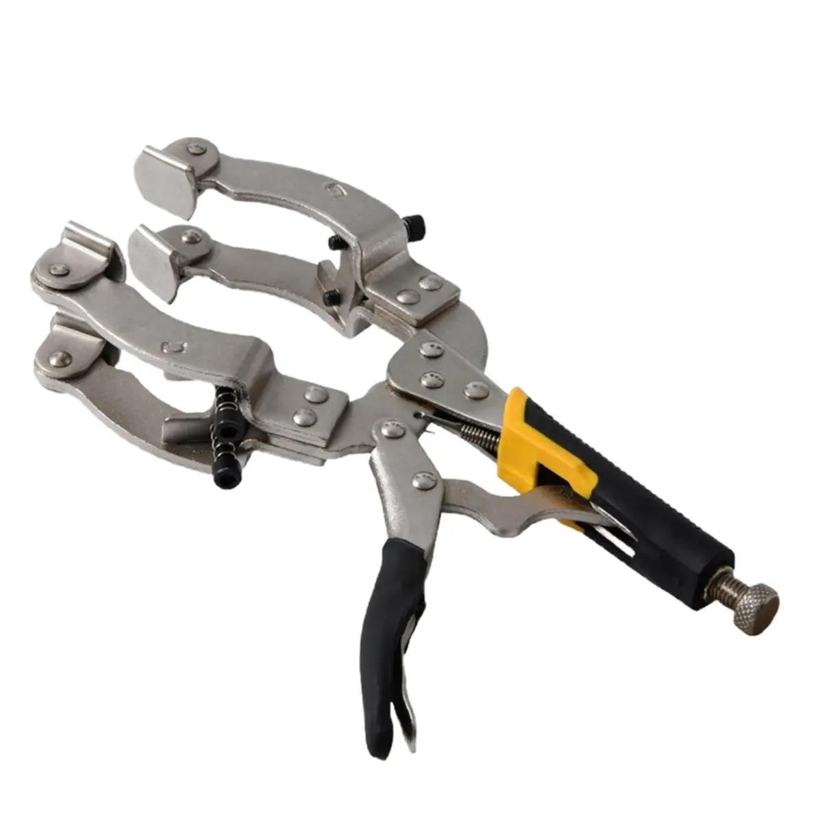 DT38 11-Inch Locking Welding Pipe Plier Clamp for Round Tube Woodworking 1-Pack
