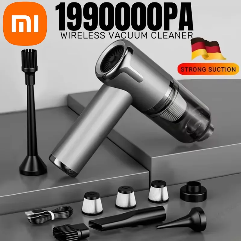 Xiaomi 5 in 1 Car Vacuum Cleaner 1990000PA Powerful Handheld Cleaning Machine For Home Appliance Car Cleaner Wireless Portable