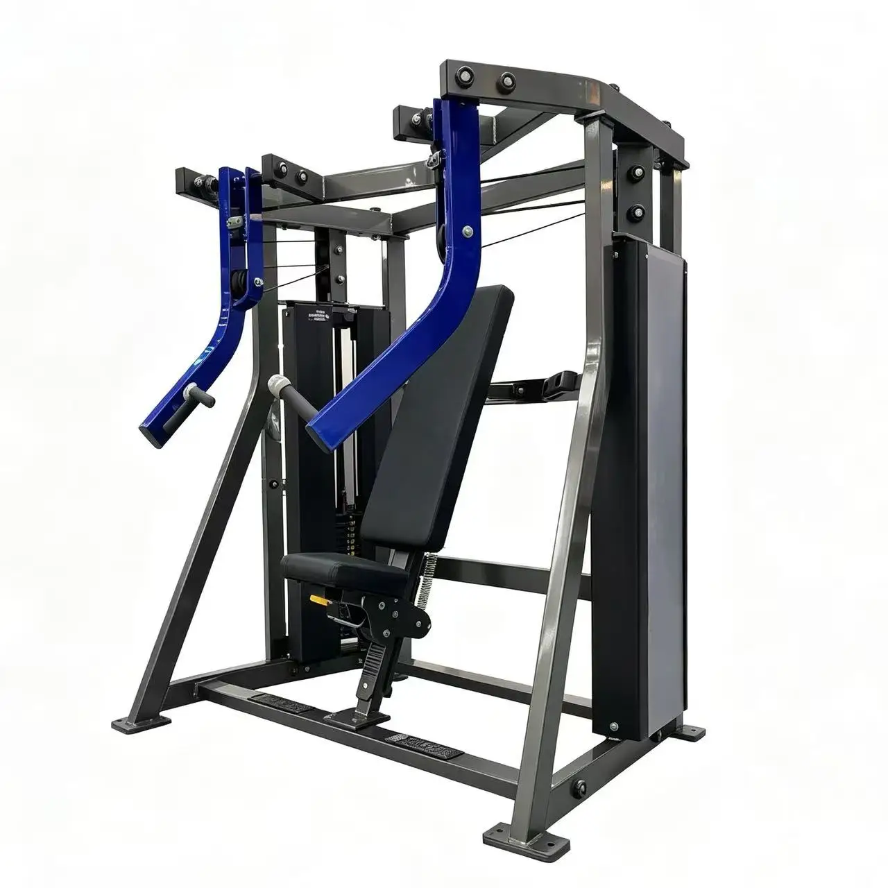 Commercial Adjustable Steel Separate Weight-Assisted Incline Bench Press Machine with Training Features for Professional Gyms