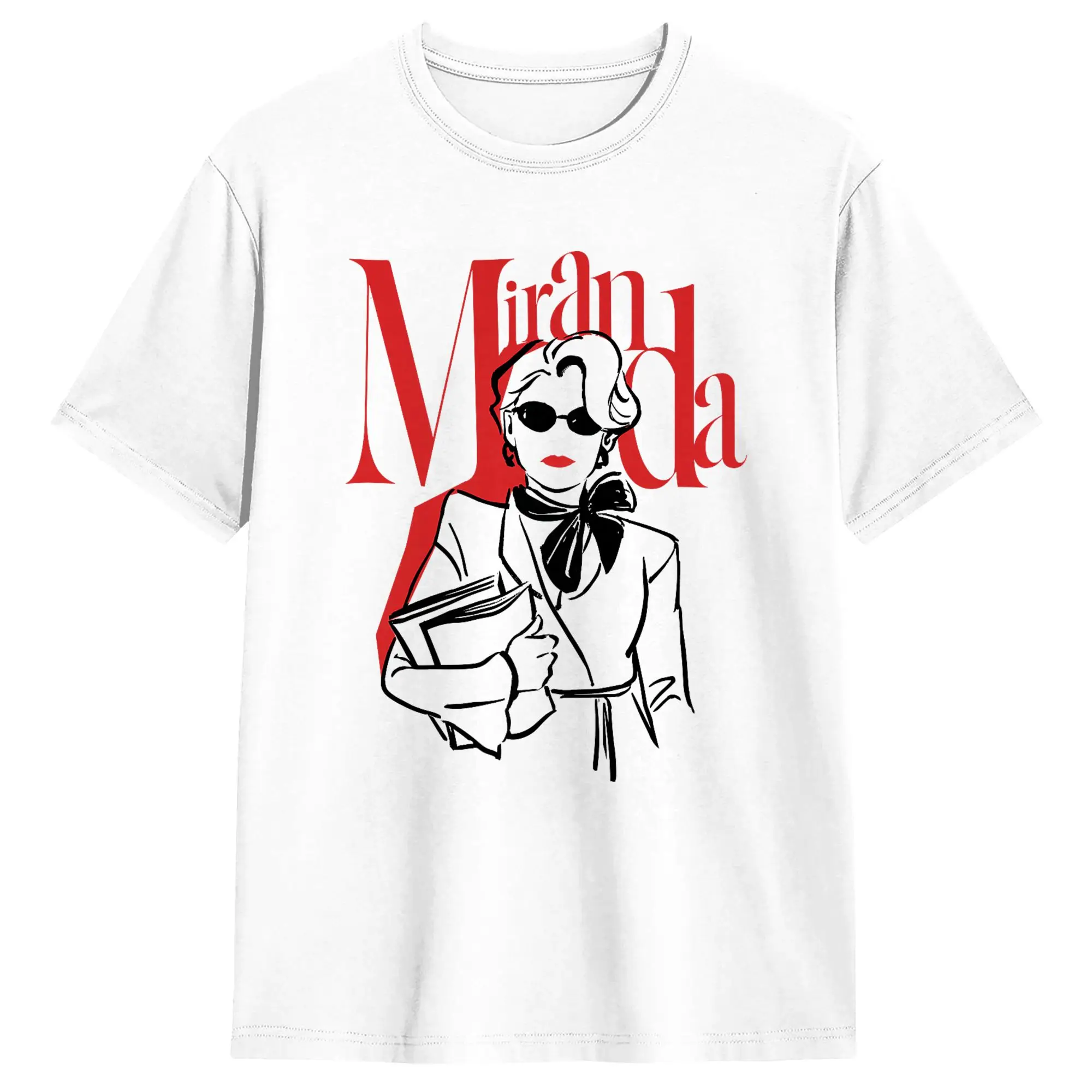 Couple T-Shirt The Devil Wears Pradad 2 Miranda Priestly Minimalistic Art T-Shirts Trendy Beach Tees Classic 100 Cotton Tops