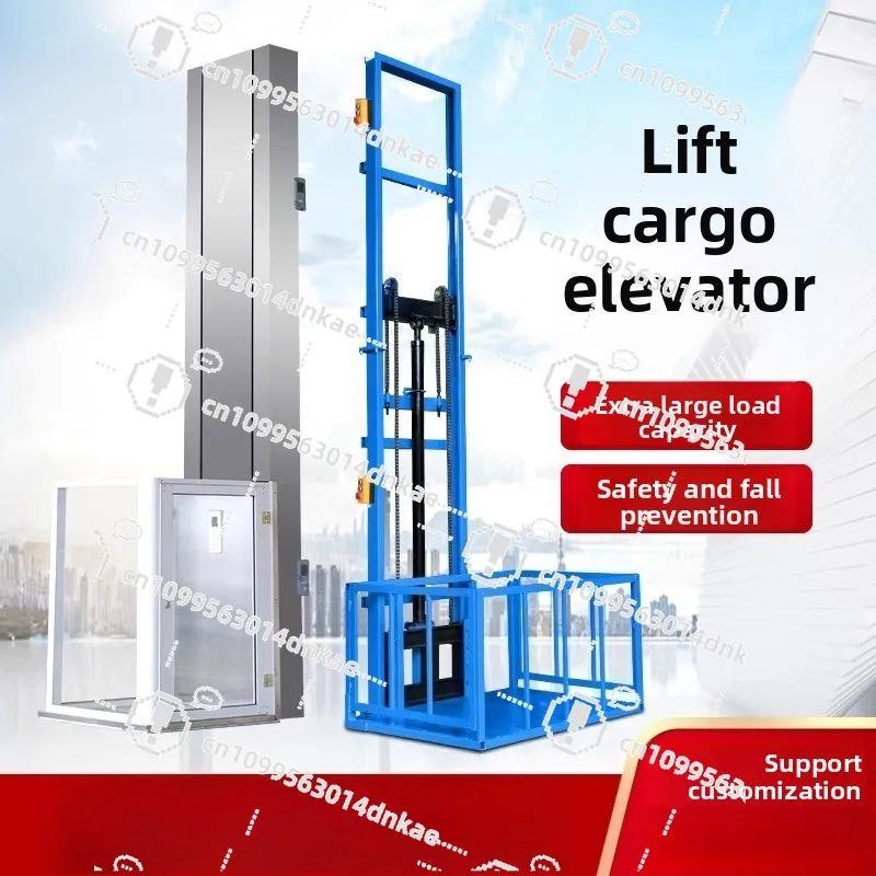 Electric Lift Freight Elevator Household Lift Small Hydraulic Lift Platform Simple Elevator Warehouse Plant Hoist