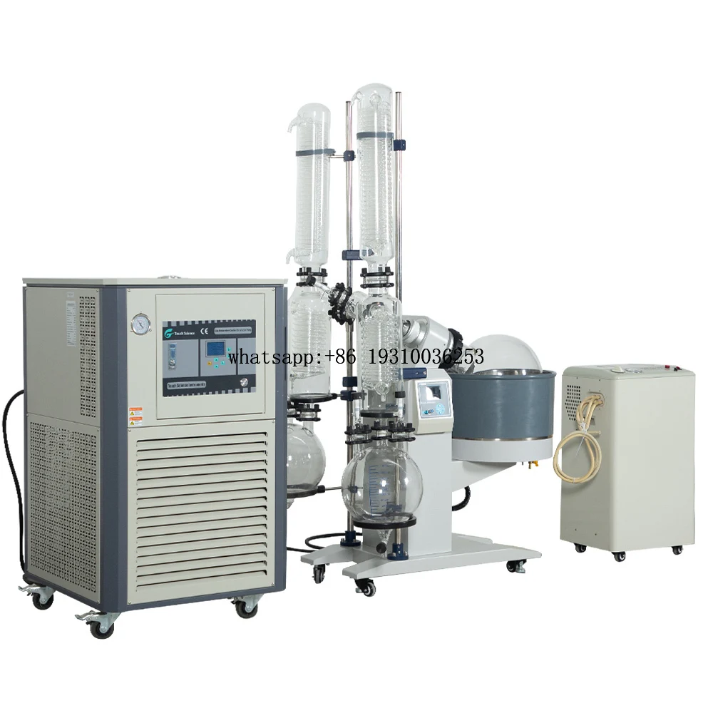 

Lab Rotary Evaporator Vapes Set With Vacuum And Chiller