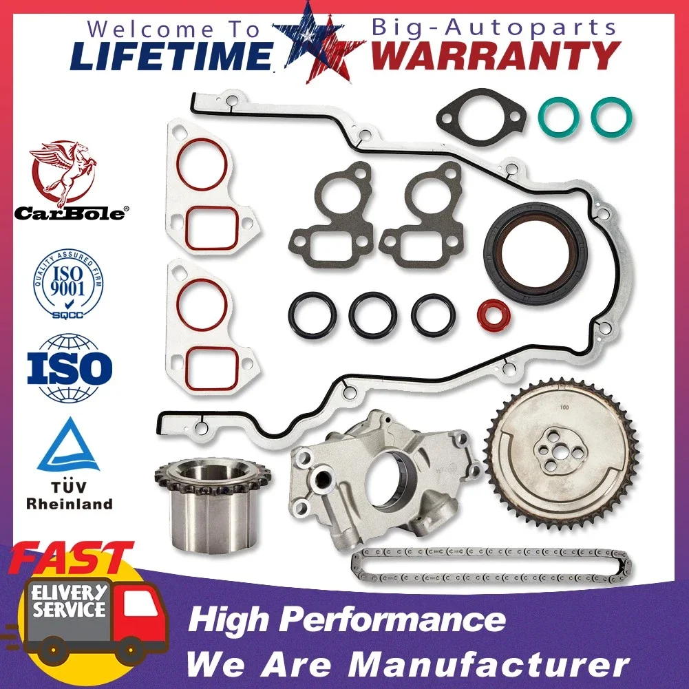 

Комплект для замены масляного насоса высокой производительности с прокладками и цепью ГРМ для GM LS 5.3L M295