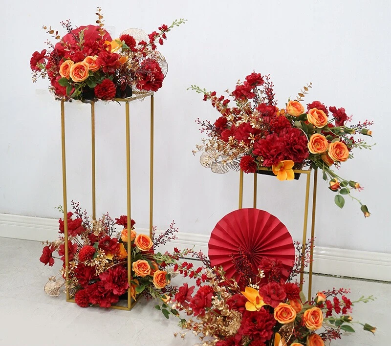 

Свадебная подставка для цветов, орнамент, имитация цветочного искусства, праздничное мероприятие, автомобильное шоу