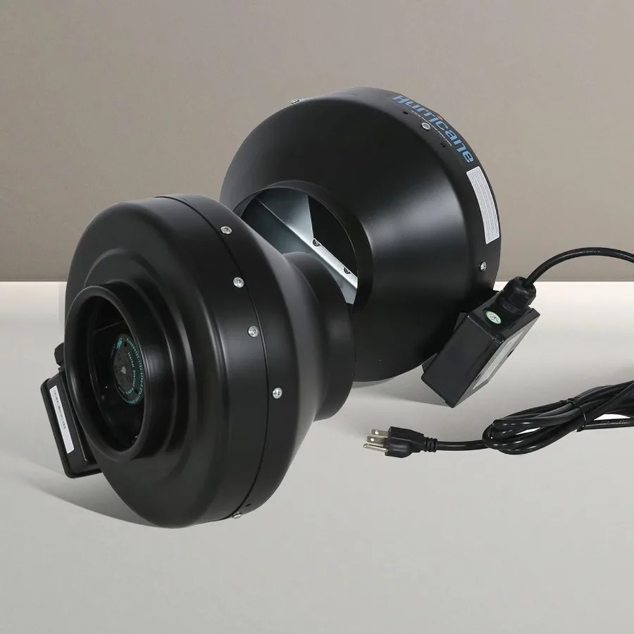 6 Commercial Grade Inline Fan for Phresh Black Ops Carbon Filters IdealAir Ducting and Clamps Titan Controls Ventilation System