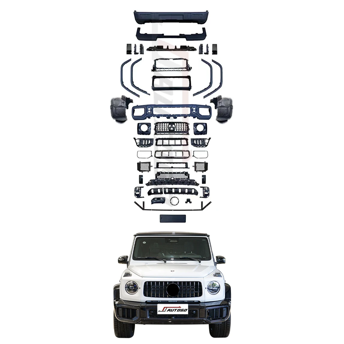 

2025 New Design Body Kit for Benz G Class Wagon W464 W465 2018 2019 2020 2021 2022 2023 2024 2025 Upgrade to G63 AMG Front Rear