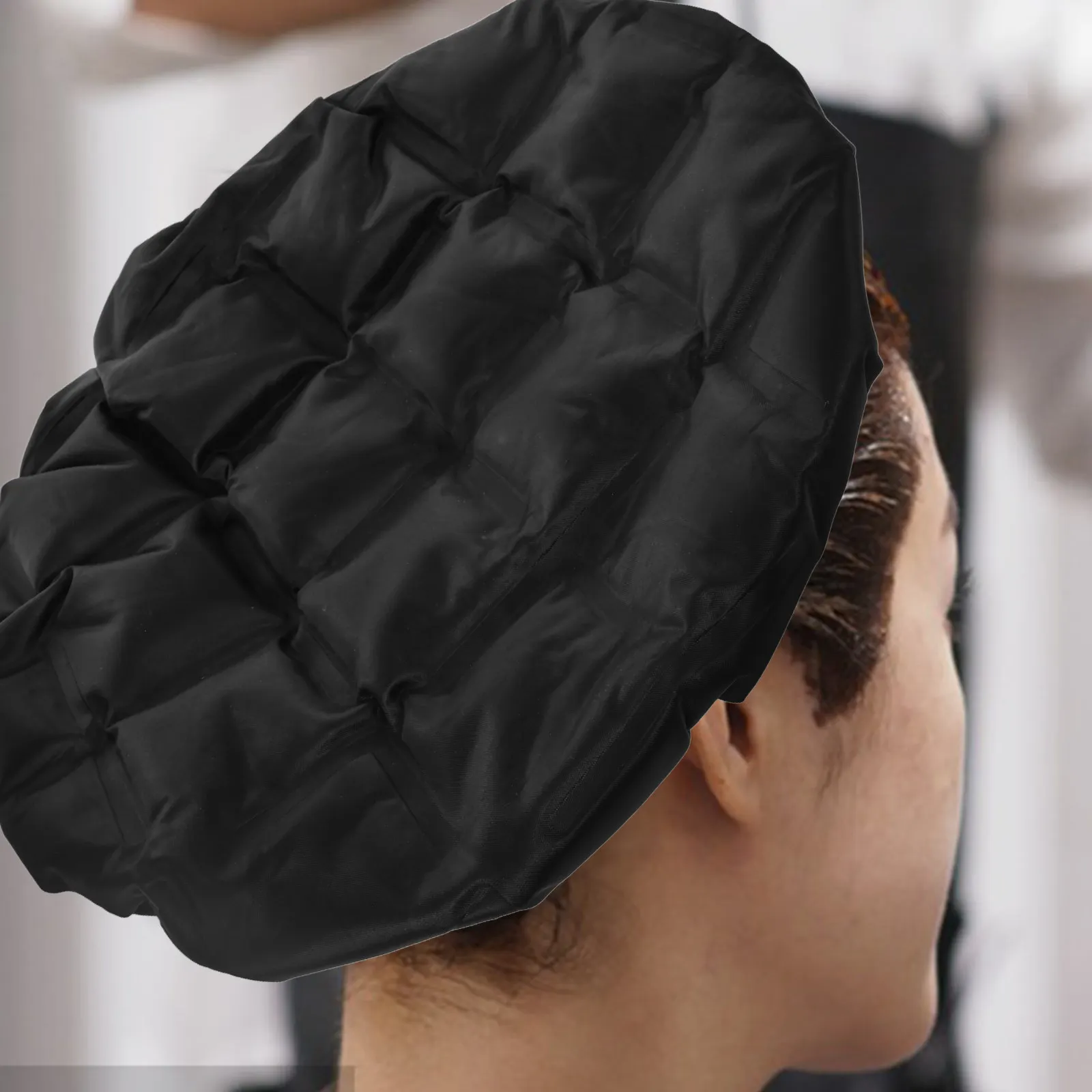 Cold Hot Thermal Hair Cap Soft Gel Material for Hair Dye Oil Treatment Conditioning Spa Spa Shower Caps