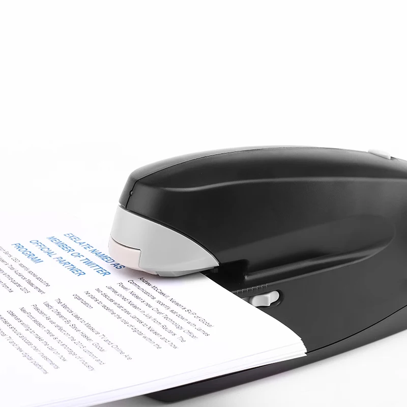 Heavy-Duty Electric Stapler 25 Sheets Automatic Intelligent Induction Binding Machine Portable Office Stapler with Thickened Des