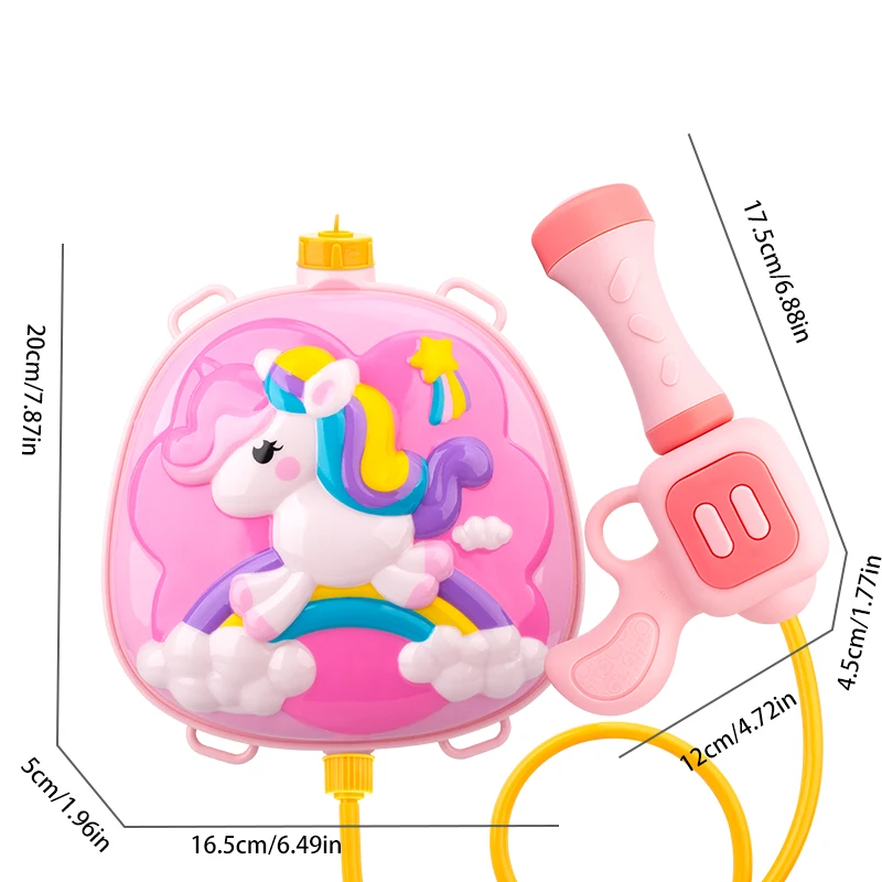 Kinderen Zomer Outdoor Indoor Waterpistool Tas Rugzak Spatten Speelgoed Zomer Strand Water Speelgoed Voor Kinderen Plezier